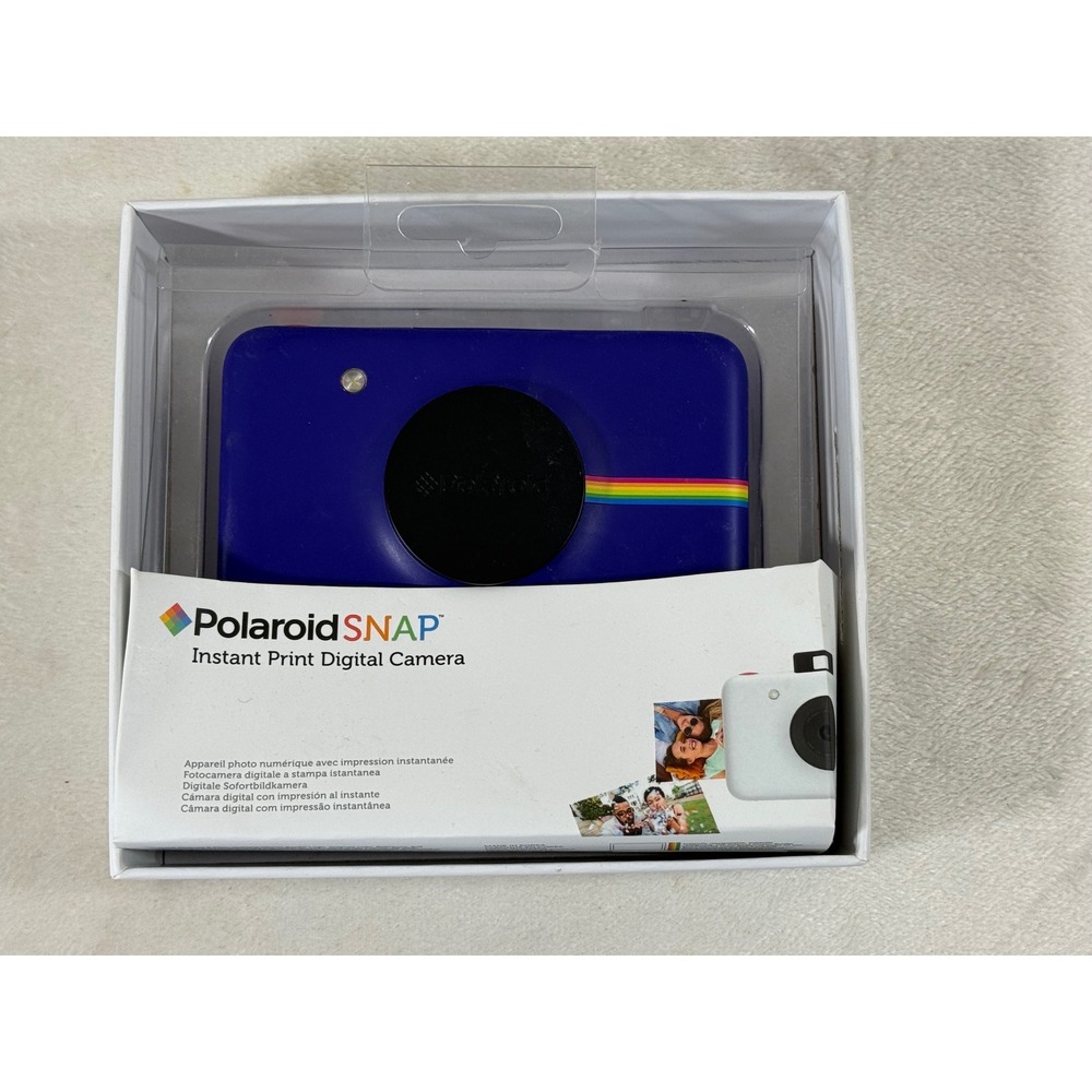 Polaroid Snap Instant Print Digital Camera Purple ZINK 10MP Open Box Retro